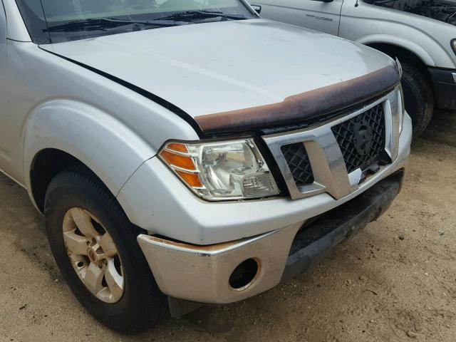 1N6BD0CT5BC428650 - 2011 NISSAN FRONTIER S SILVER photo 9