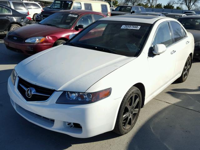 JH4CL96854C008006 - 2004 ACURA TSX WHITE photo 2