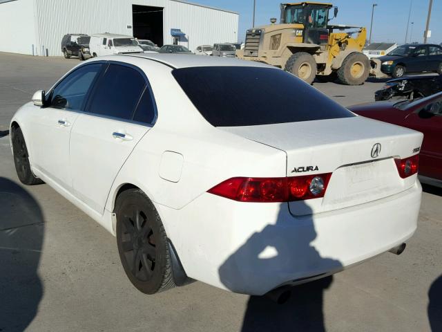 JH4CL96854C008006 - 2004 ACURA TSX WHITE photo 3