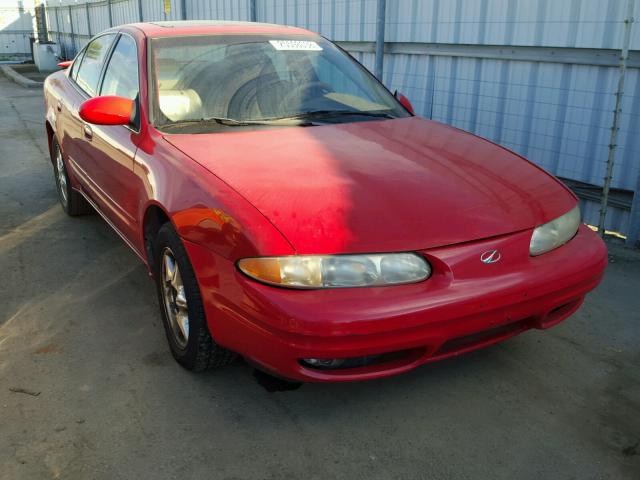 1G3NF52E3XC380079 - 1999 OLDSMOBILE ALERO GLS RED photo 1