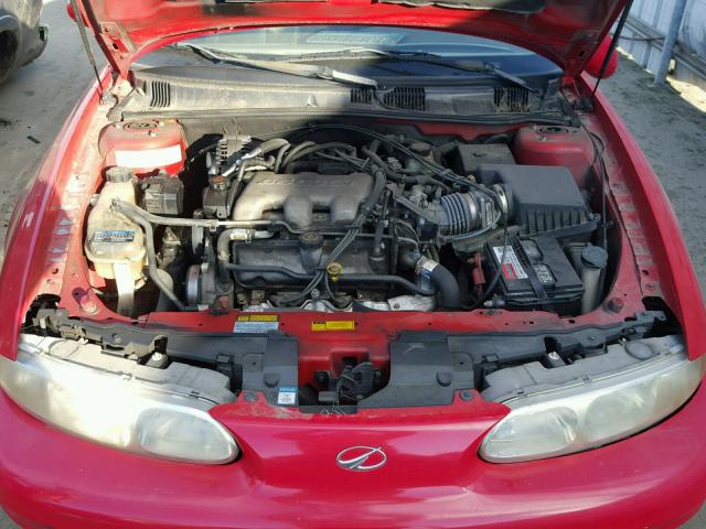 1G3NF52E3XC380079 - 1999 OLDSMOBILE ALERO GLS RED photo 7