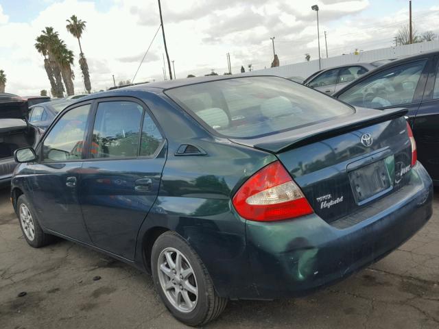 JT2BK12U230073554 - 2003 TOYOTA PRIUS GREEN photo 3