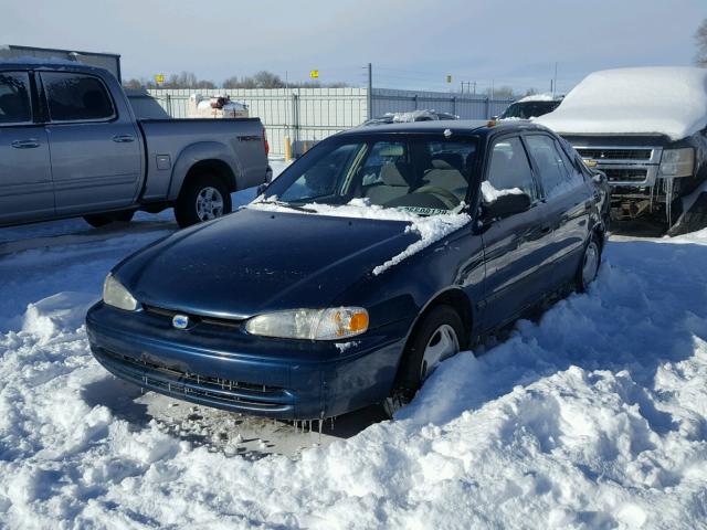 1Y1SK5287YZ419453 - 2000 CHEVROLET GEO PRIZM 蓝色 照片 2