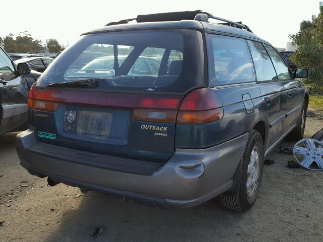 4S3BG6852T7976543 - 1996 SUBARU LEGACY OUT GREEN photo 4