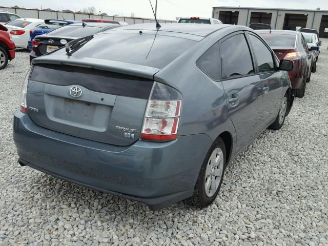 JTDKB20U053117617 - 2005 TOYOTA PRIUS BLUE photo 4