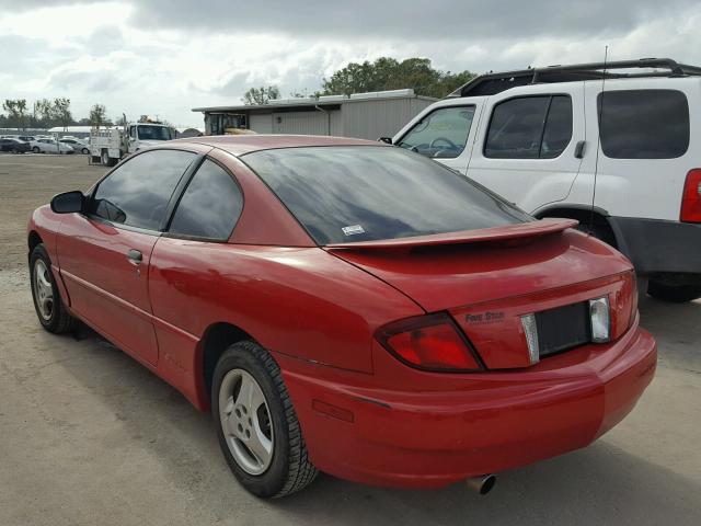 3G2JB12F15S216904 - 2005 PONTIAC SUNFIRE RED photo 3