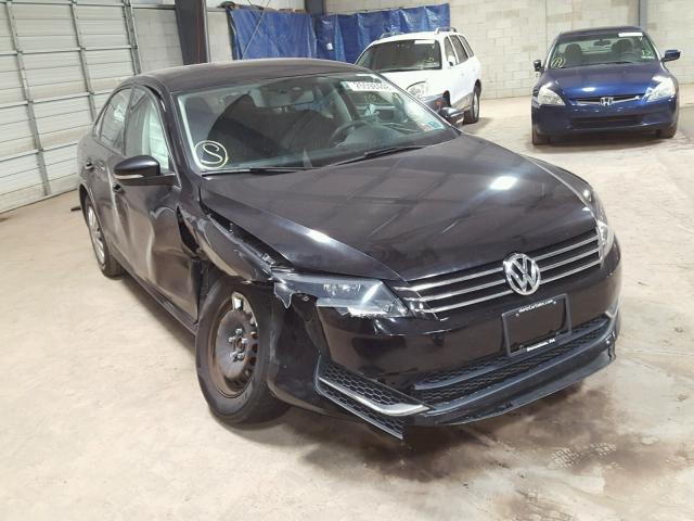 1VWAT7A35FC051351 - 2015 VOLKSWAGEN PASSAT S BLACK photo 1