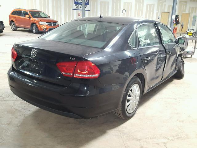 1VWAT7A35FC051351 - 2015 VOLKSWAGEN PASSAT S Սև լուսանկար 4