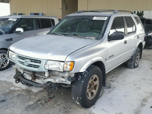 4S6CK58W924402949 - 2002 HONDA PASSPORT E SILVER photo 2