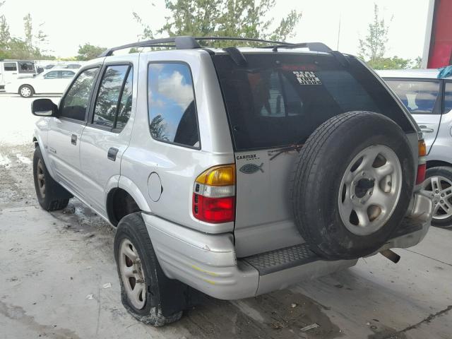 4S6CK58W924402949 - 2002 HONDA PASSPORT E SILVER photo 3