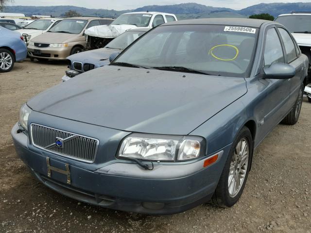 YV1TS90D411173721 - 2001 VOLVO S80 T6 GREEN photo 2