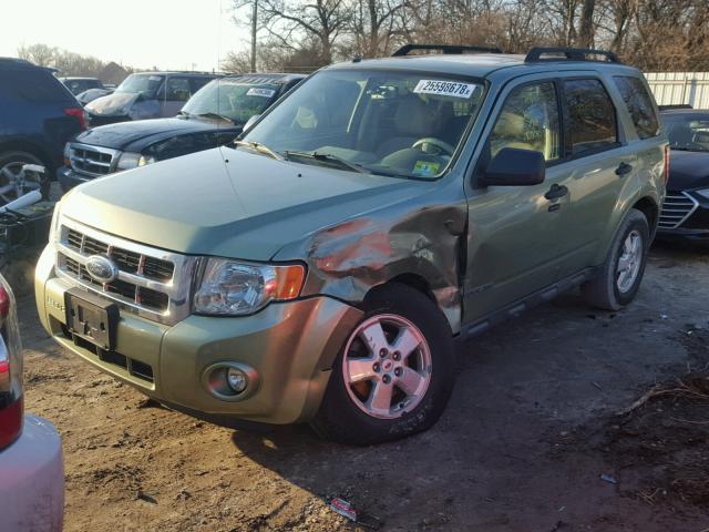 1FMCU93118KA96677 - 2008 FORD ESCAPE XLT GREEN photo 2