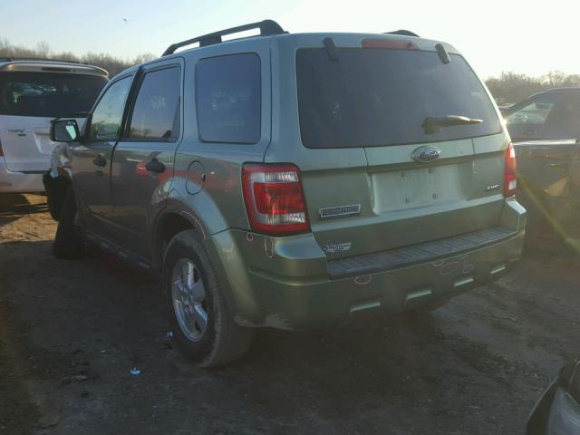 1FMCU93118KA96677 - 2008 FORD ESCAPE XLT GREEN photo 3