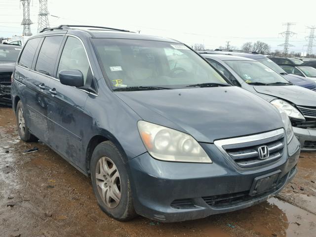 5FNRL387X5B072673 - 2005 HONDA ODYSSEY EX GRAY photo 1