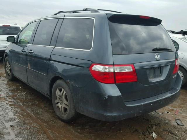 5FNRL387X5B072673 - 2005 HONDA ODYSSEY EX GRAY photo 3