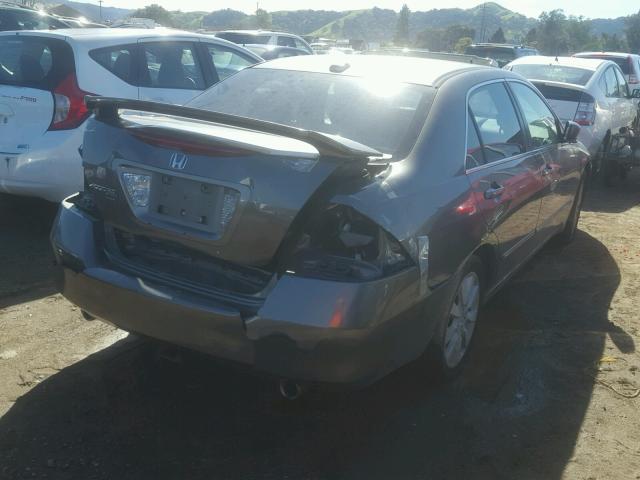 1HGCM66816A036558 - 2006 HONDA ACCORD EX GRAY photo 4