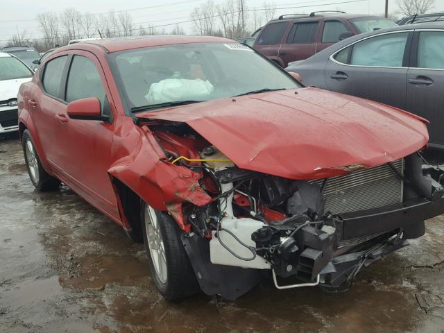 1C3CDZCG1DN687419 - 2013 DODGE AVENGER SX RED photo 1