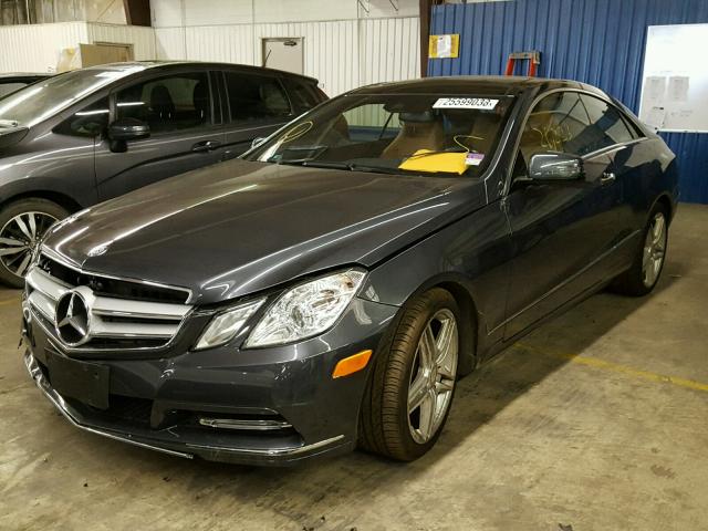 WDDKJ8JB6DF203519 - 2013 MERCEDES-BENZ E 350 4MAT GRAY photo 2