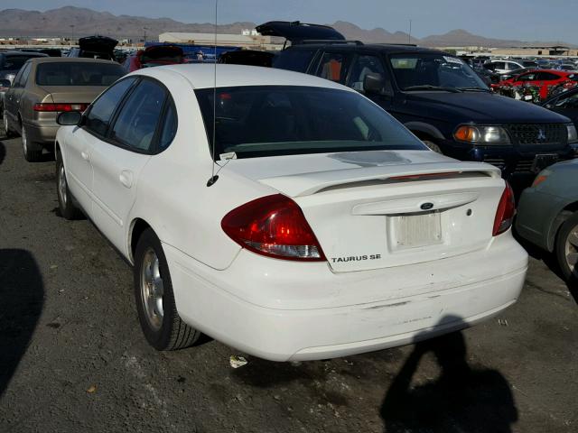 1FAFP53U96A226631 - 2006 FORD TAURUS SE WHITE photo 3