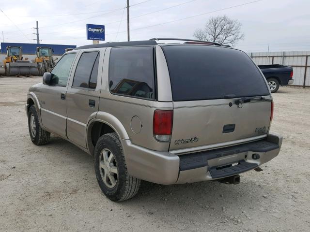 1GHDT13W3Y2300303 - 2000 OLDSMOBILE BRAVADA SILVER photo 3