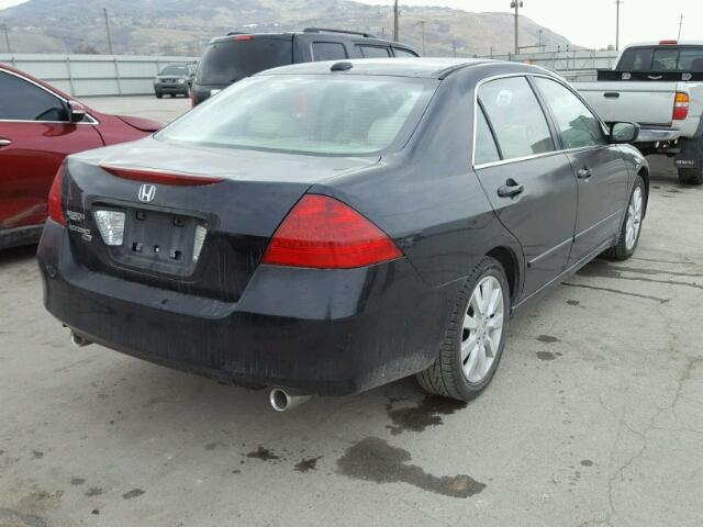 1HGCM66596A004236 - 2006 HONDA ACCORD EX BLACK photo 4