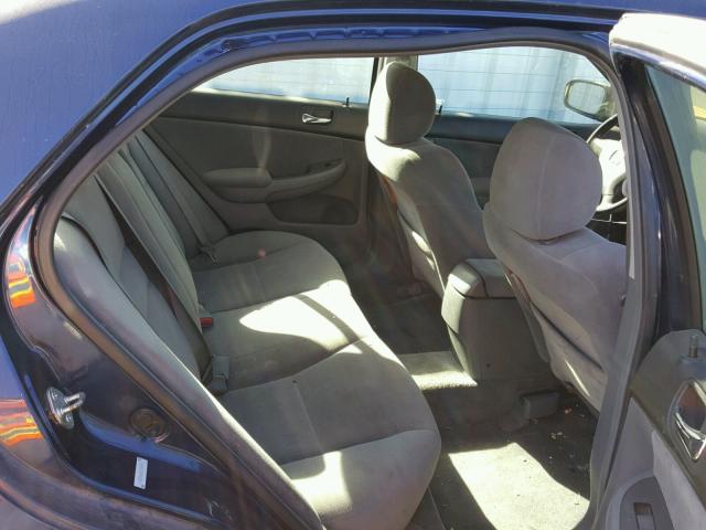 1HGCM56485A154354 - 2005 HONDA ACCORD LX BLUE photo 6