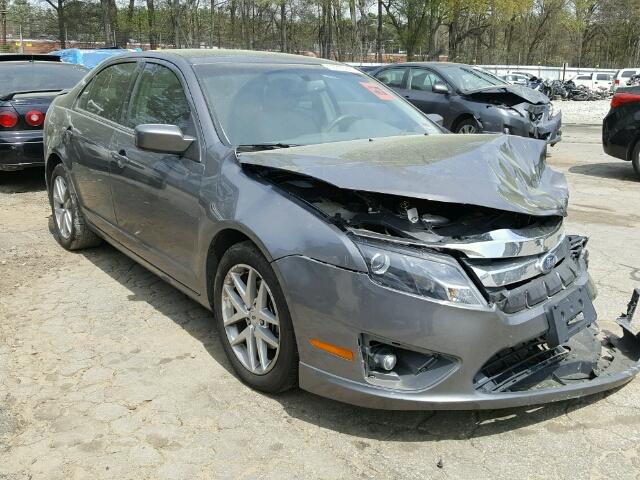 3FAHP0JA7CR201331 - 2012 FORD FUSION SEL GRAY photo 1