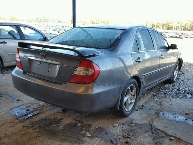 4T1BE32K73U677565 - 2003 TOYOTA CAMRY LE GRAY photo 4