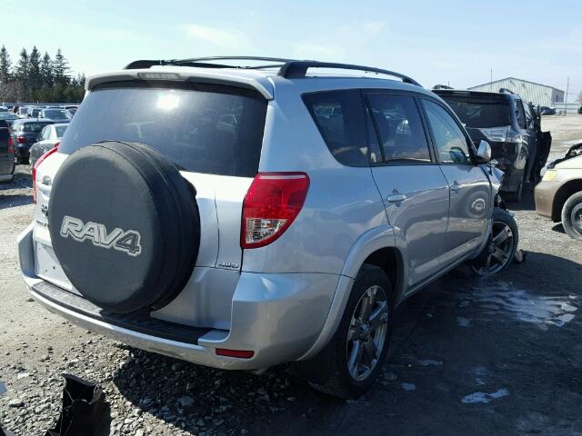 JTMBK32V285055853 - 2008 TOYOTA RAV4 SPORT SILVER photo 4