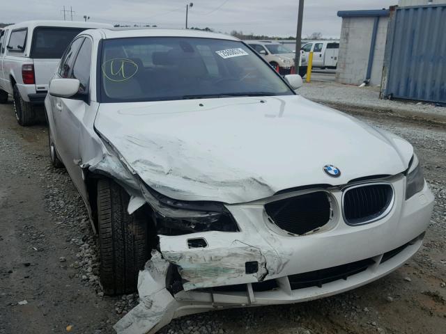 WBANE53506CK80020 - 2006 BMW 525 I WHITE photo 1