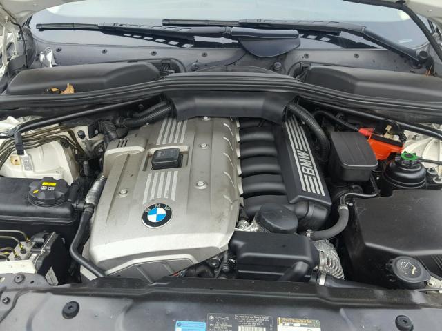 WBANE53506CK80020 - 2006 BMW 525 I WHITE photo 7