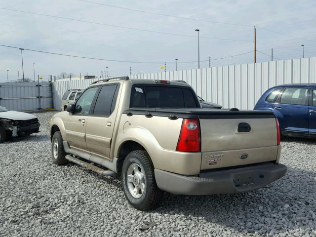 1FMZU67E81UB36947 - 2001 FORD EXPLORER S GOLD photo 3