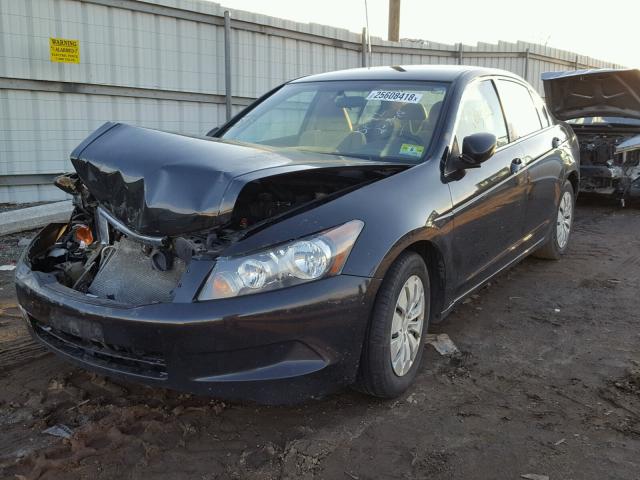 1HGCP26389A157578 - 2009 HONDA ACCORD LX BLACK photo 2