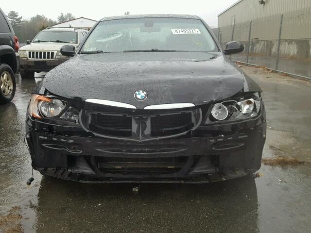 WBAVB17586NK39814 - 2006 BMW 325 I AUTO BLACK photo 9