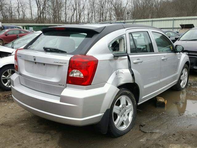 1B3HB48A69D174292 - 2009 DODGE CALIBER SX SILVER photo 4