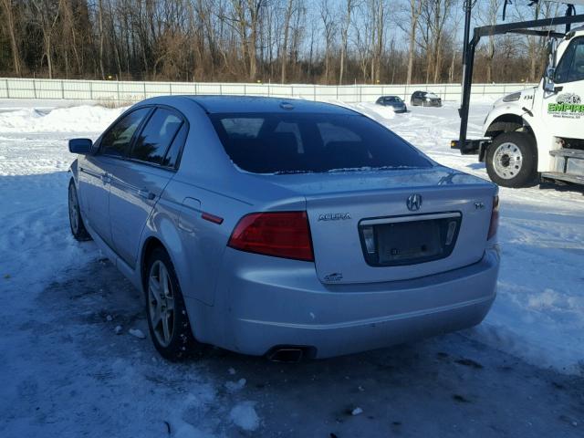 19UUA66284A053072 - 2004 ACURA TL GRAY photo 3