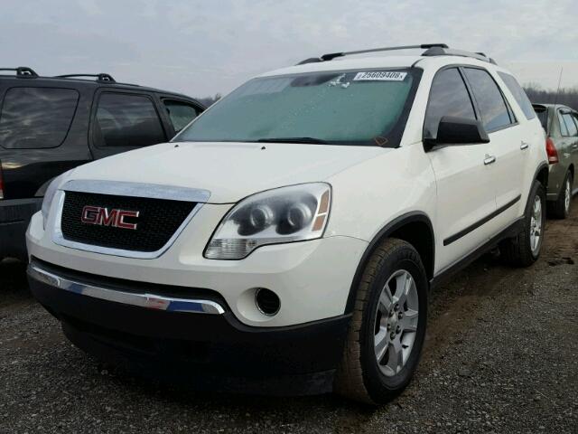 1GKKRNED5BJ390019 - 2011 GMC ACADIA SLE WHITE photo 2