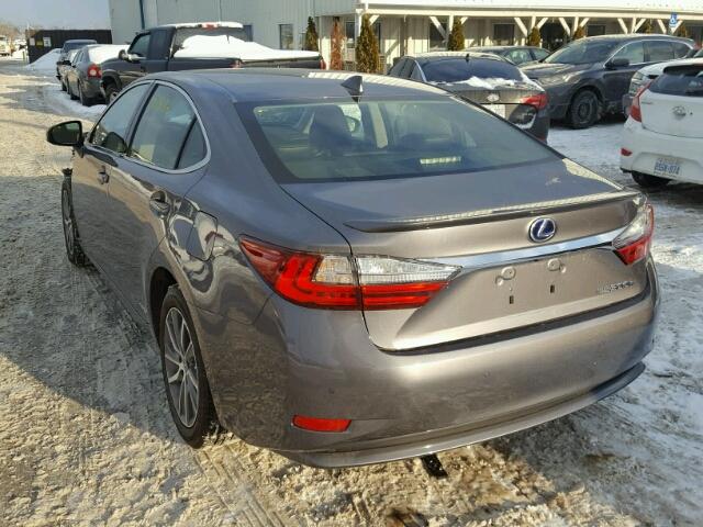 JTHBW1GG3G2110182 - 2016 LEXUS ES 300H GRAY photo 3