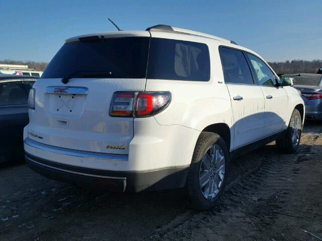 1GKKVSKD1HJ310013 - 2017 GMC ACADIA LIM WHITE photo 4