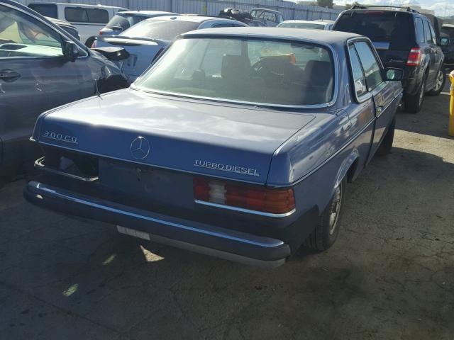 WDBAB53A8DB003169 - 1983 MERCEDES-BENZ 300 CDT BLUE photo 4