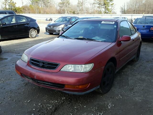 19UYA1243VL011782 - 1997 ACURA 2.2CL RED photo 2
