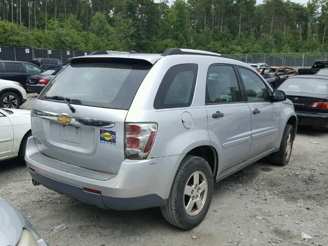 2CNDL13F296207651 - 2009 CHEVROLET EQUINOX LS GRAY photo 4