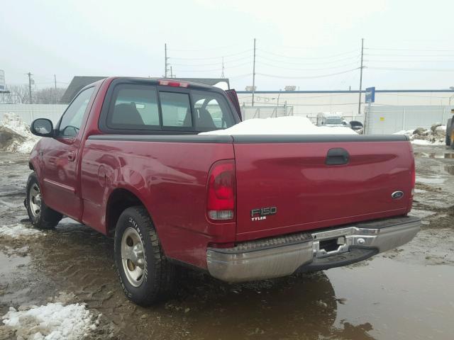 1FTZF1721XNC17072 - 1999 FORD F150 RED photo 3