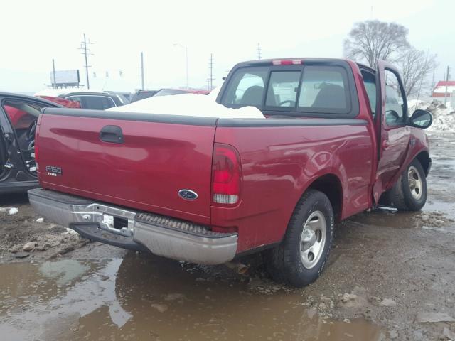 1FTZF1721XNC17072 - 1999 FORD F150 RED photo 4