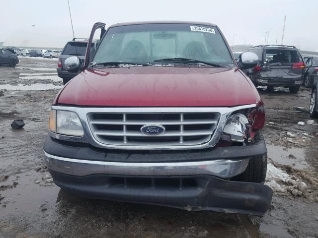 1FTZF1721XNC17072 - 1999 FORD F150 RED photo 9