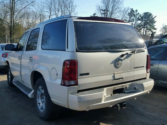 1GYEC63T13R302932 - 2003 CADILLAC ESCALADE L WHITE photo 3