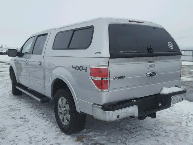 1FTFW1EV4AFD26109 - 2010 FORD F150 SUPER SILVER photo 3