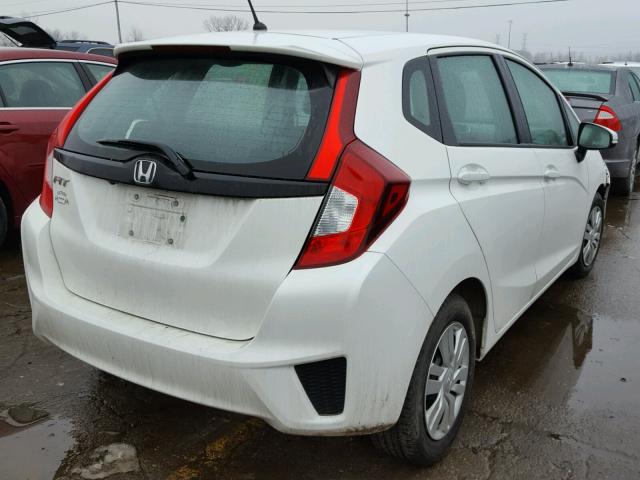 3HGGK5H52FM785313 - 2015 HONDA FIT LX WHITE photo 4