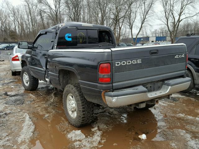 1B7KF2366XJ535194 - 1999 DODGE RAM 2500 BLACK photo 3