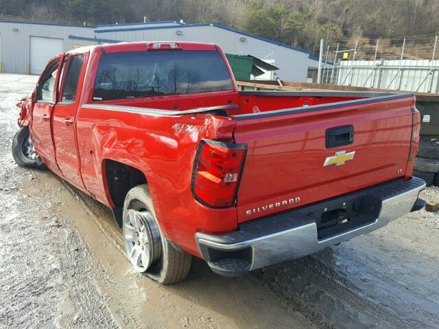 1GCVKREC7JZ185457 - 2018 CHEVROLET SILVERADO RED photo 3